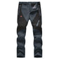 🏆LAST DAY SALE 50% OFF!!🔥Men's Waterproof Winter Trousers with Fleece Lining Cargo Pants